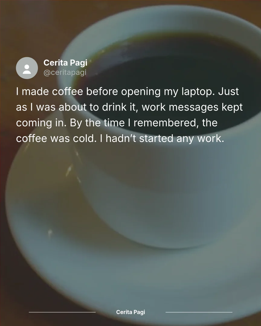 Coffee story in the Bare post style, rendered by SeySo